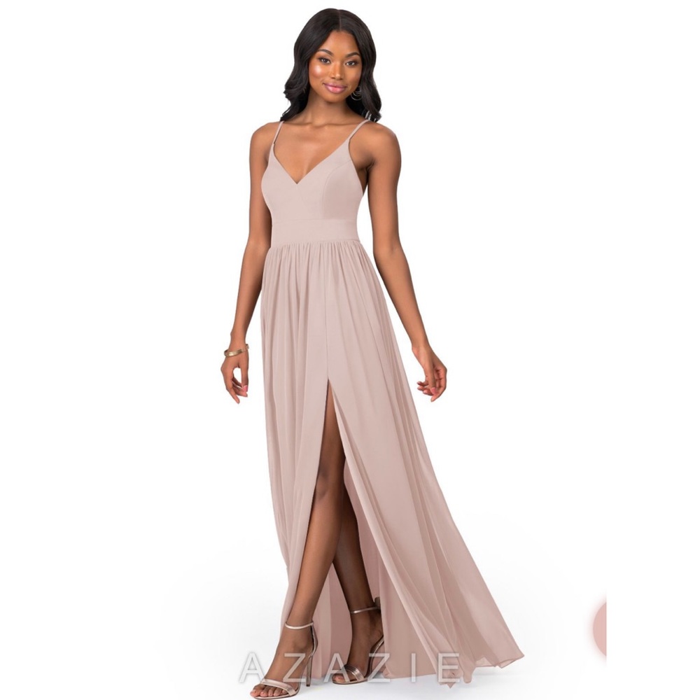 Azazie Kiri Dusty Rose Bridesmaid Dress